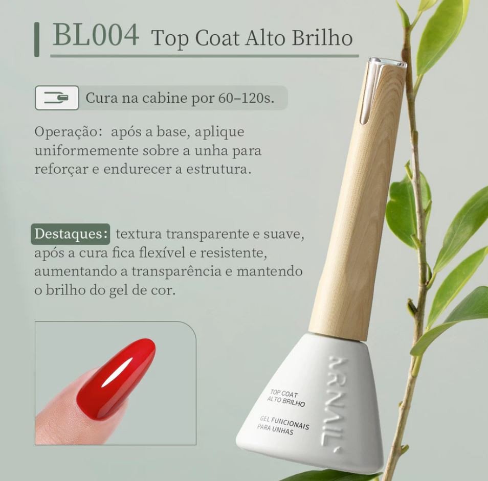 TOP COAT ALTO BRILHO MR NAIL 14G - BL004