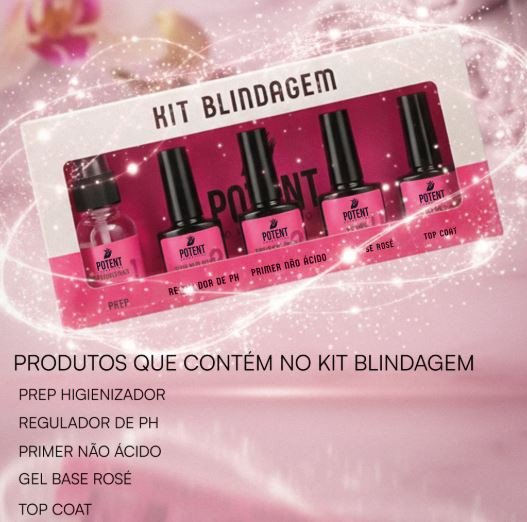 KIT BLINDAGEM ROSÉ - POTENT 