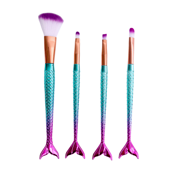 KIT DE PINCEIS SEREIA - ROSA E AZUL