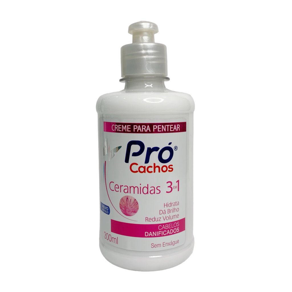 CREME DE PENTEAR 3 EM 1 CERAMIDAS - PRÓ CACHOS