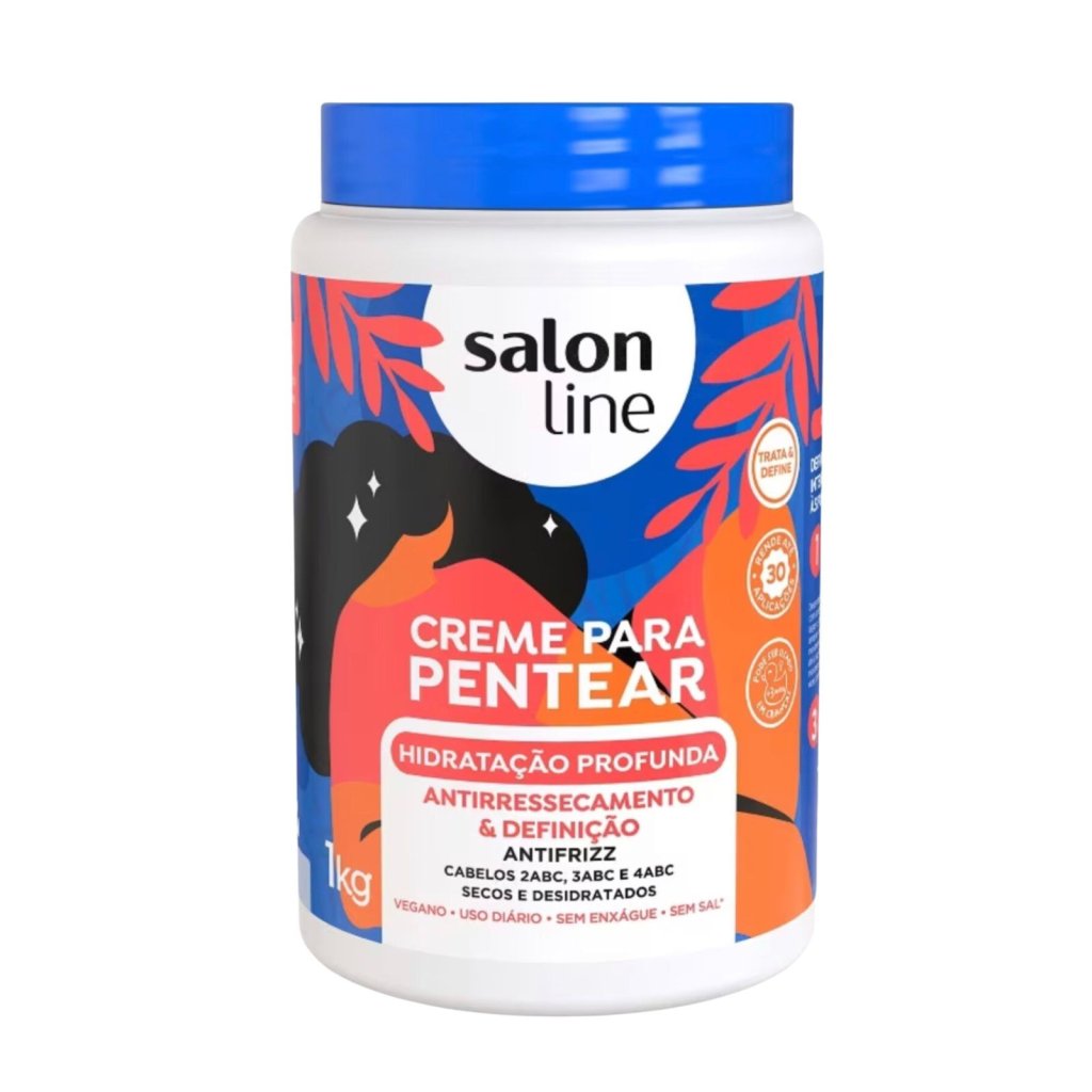 CREME PARA PENTEAR HIDRATAÇÃO PROFUNDA - SALON LINE