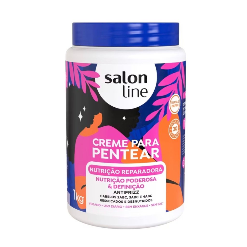 CREME PARA PENTEAR NUTRIÇÃO REPARADORA - SALON LINE