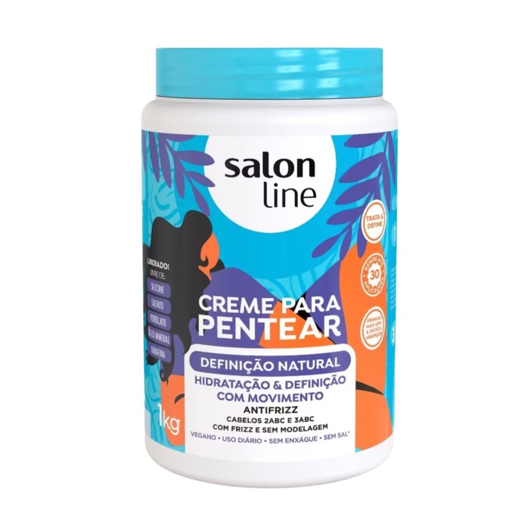 CREME PARA PENTEAR DEFINIÇÃO NATURAL - SALON LINE