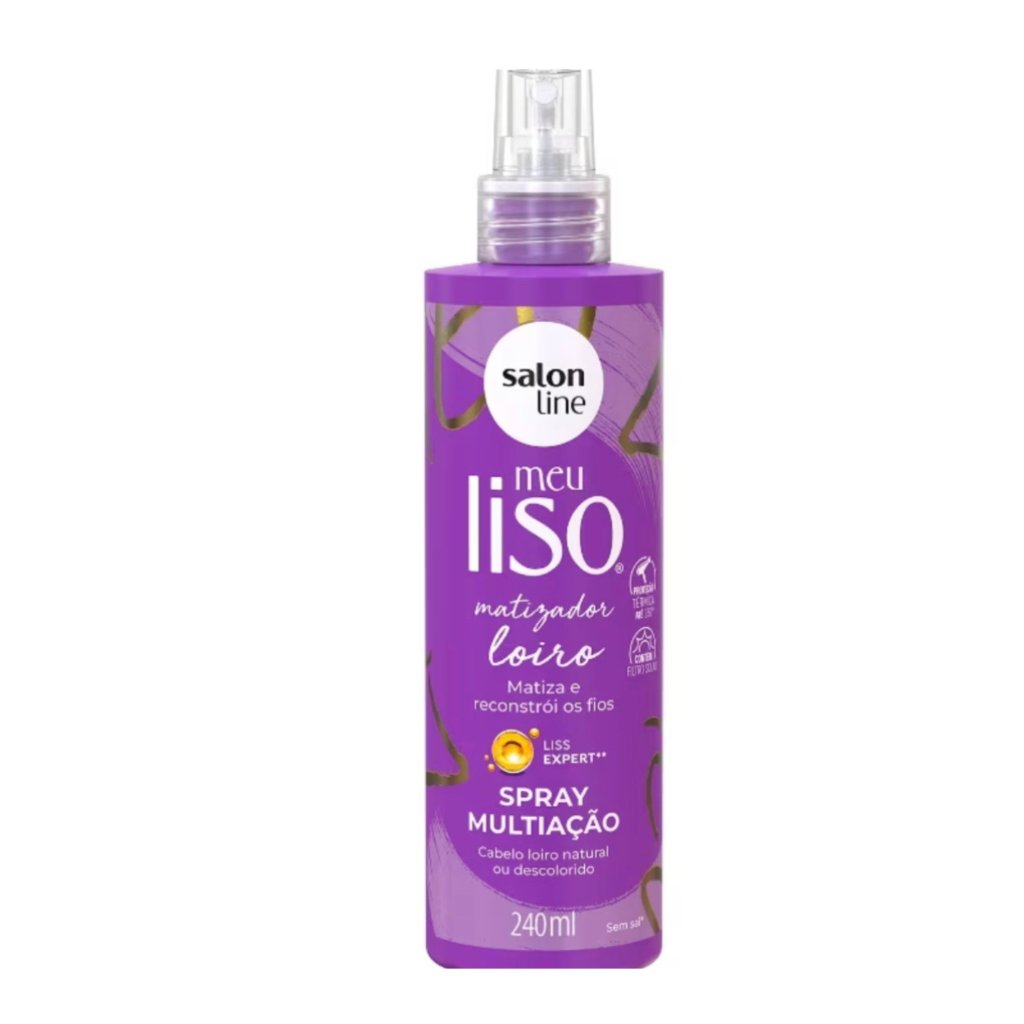 SPRAY MULTIAÇÃO MATIZADOR LOIRO - SALON LINE