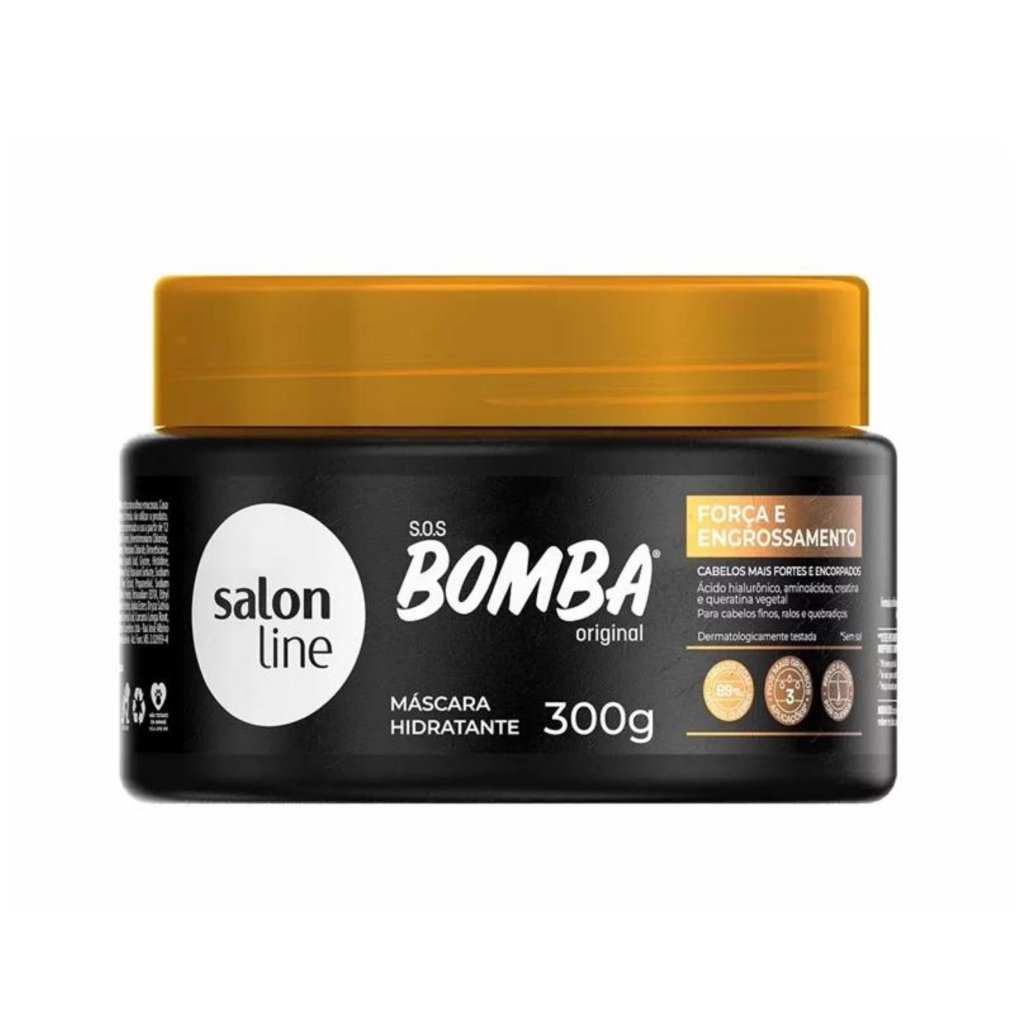 MÁSCARA BOMBA FORTALECIMENTO E CRESCIMENTO - SALON LINE
