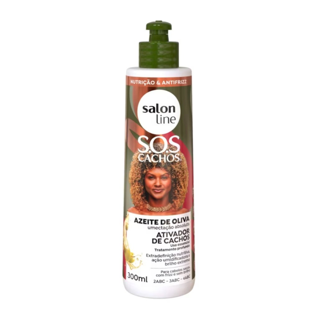 ATIVADOR DE CACHOS AZEITE DE OLIVA - SALON LINE