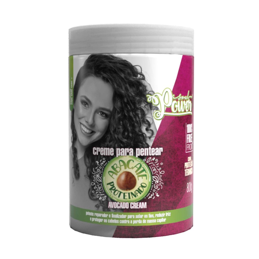 CREME PARA PENTEAR ABACATE PROTEINADO - SOUL POWER