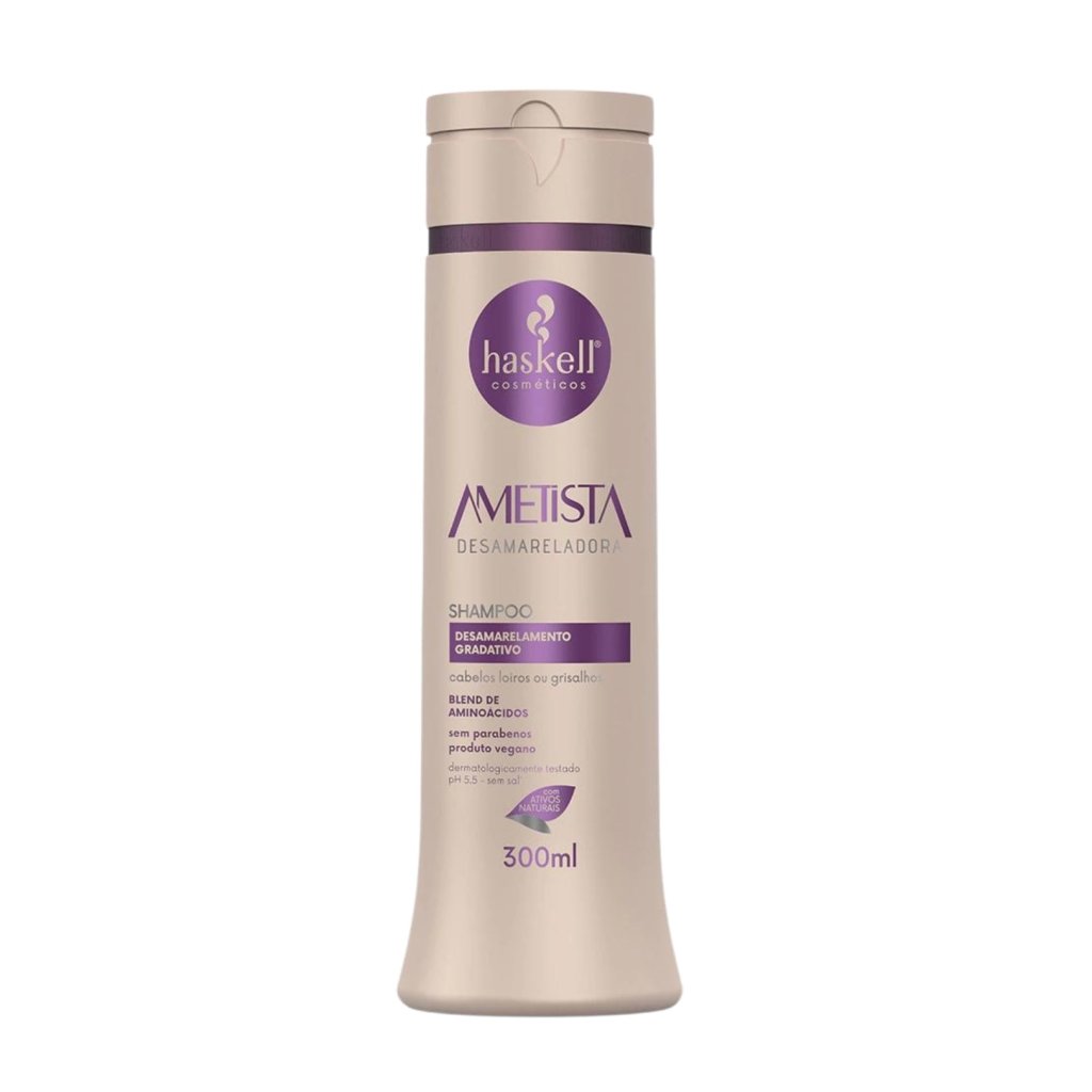 SHAMPOO DESAMARELADOR AMETISTA - HASKELL