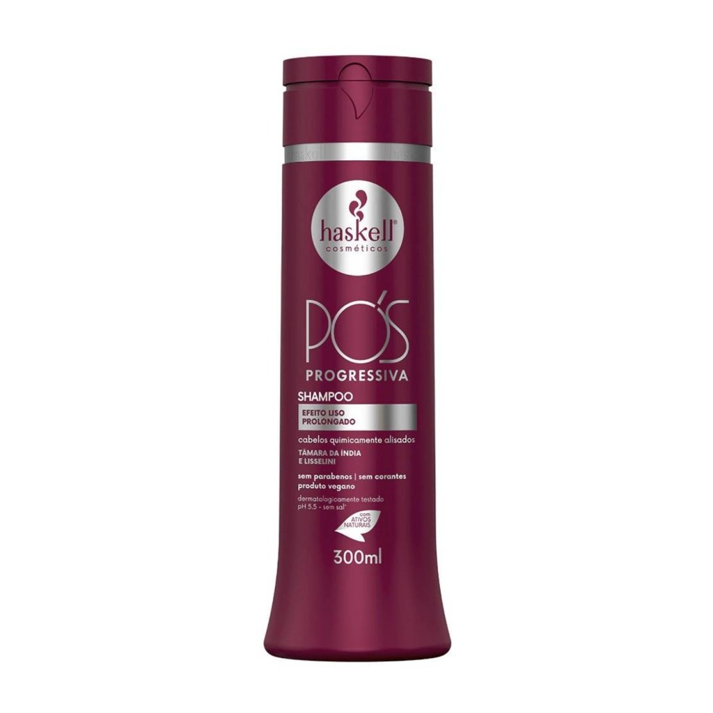 SHAMPOO POS-PROGRESSIVA EFEITO LISO PROLONGADO - HASKELL