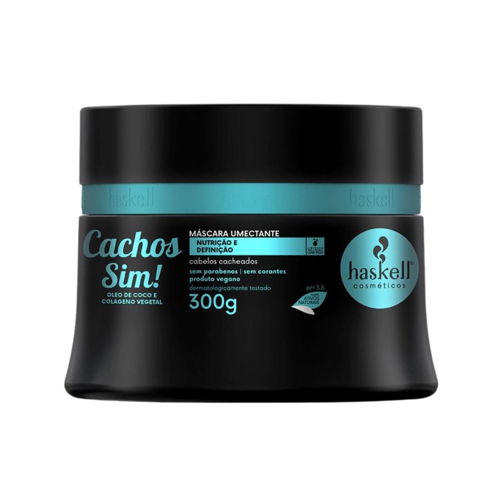 MASCARA UMECTANTE NUTRIÇÃO E DEFINIÇÃO CACHOS SIM - HASKELL