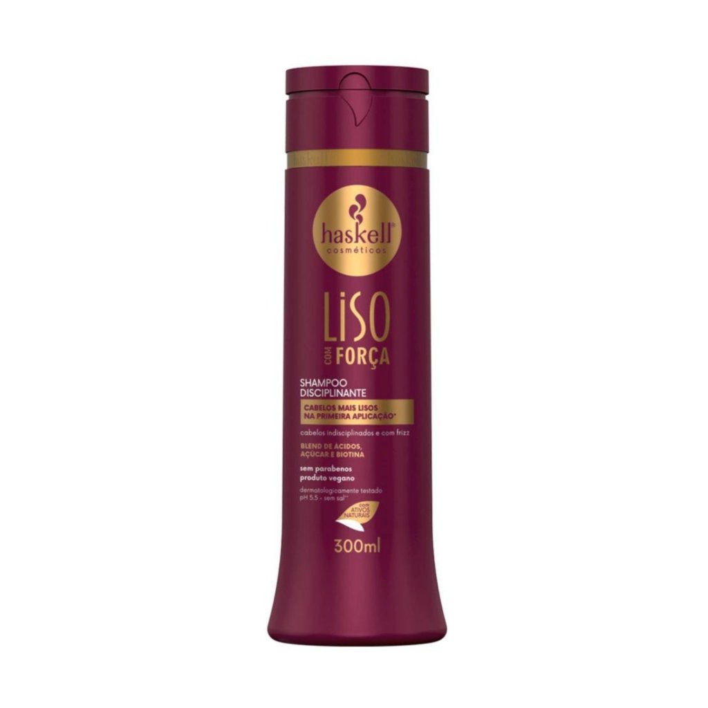 SHAMPOO LISO COM FORÇA - HASKELL