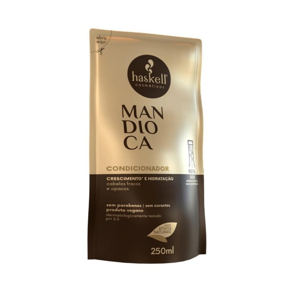 REFIL CONDICIONADOR MANDIOCA CRESCIMENTO E HIDRATAÇÃO - HASKELL