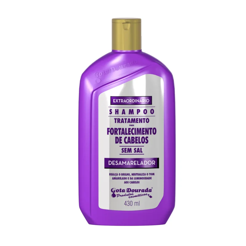 Shampoo Desamarelador Gota Dourada