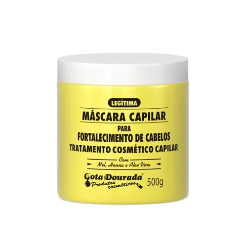 Máscara Fortalecimento Gota Dourada