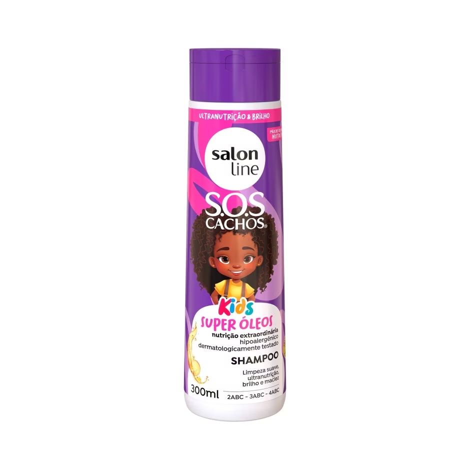 Shampoo SOS Cachos Kids Super Óleos