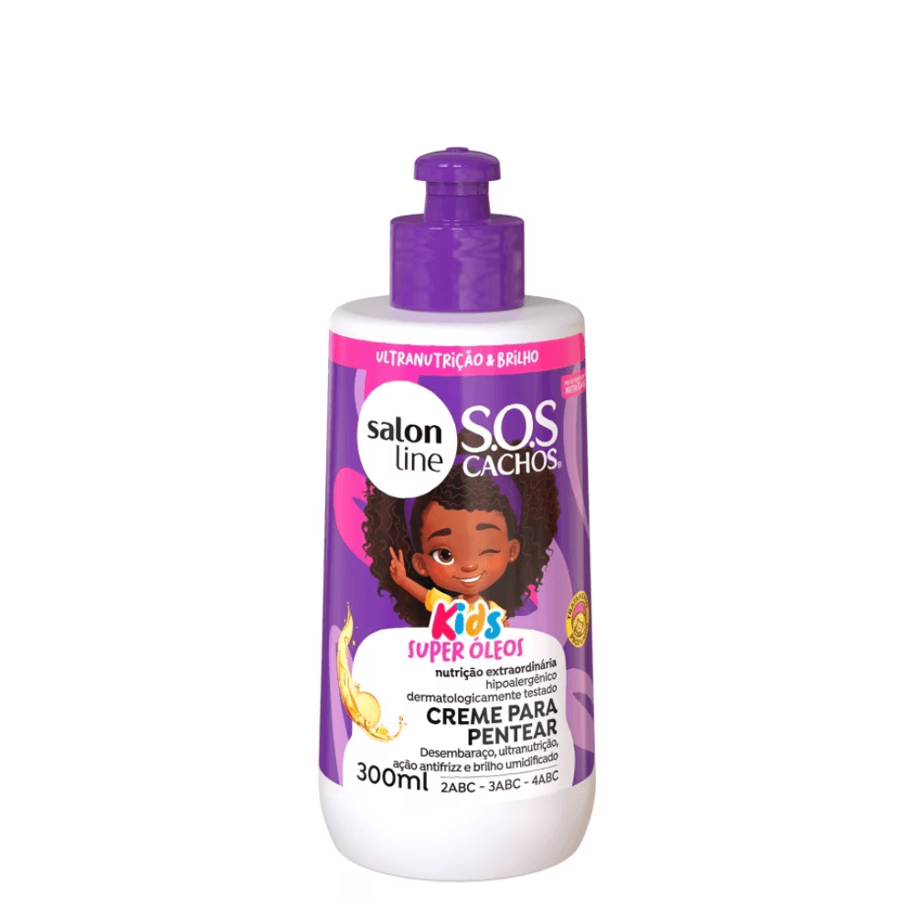 Creme Para Pentear Salon Line S.O.S Cachos Kids Super Óleos