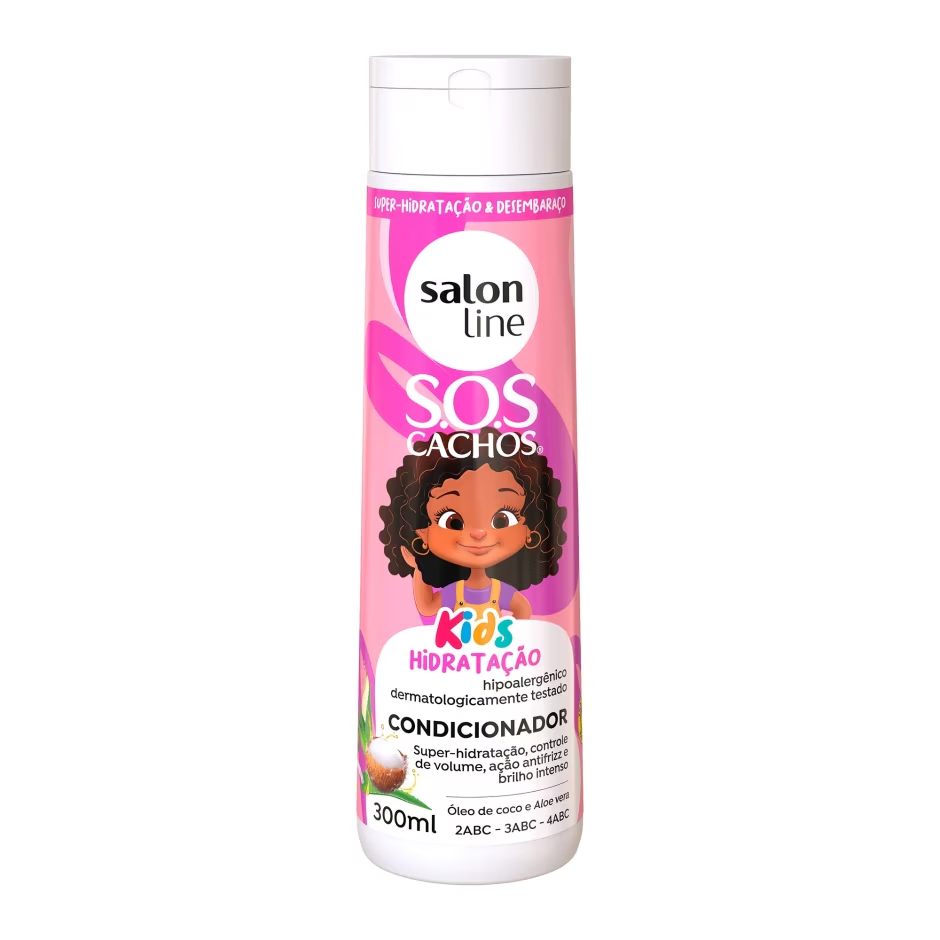 Condicionador SOS Cachos Kids Hidratação Salon Line