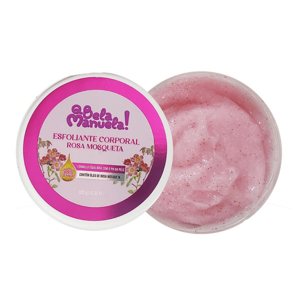 ESFOLIANTE CORPORAL ROSA MOSQUETA - Q BELA MANUELA