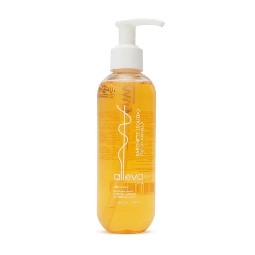 SABONETE LIQUIDO CORPORAL FRESH VANILLA - ALLEVA
