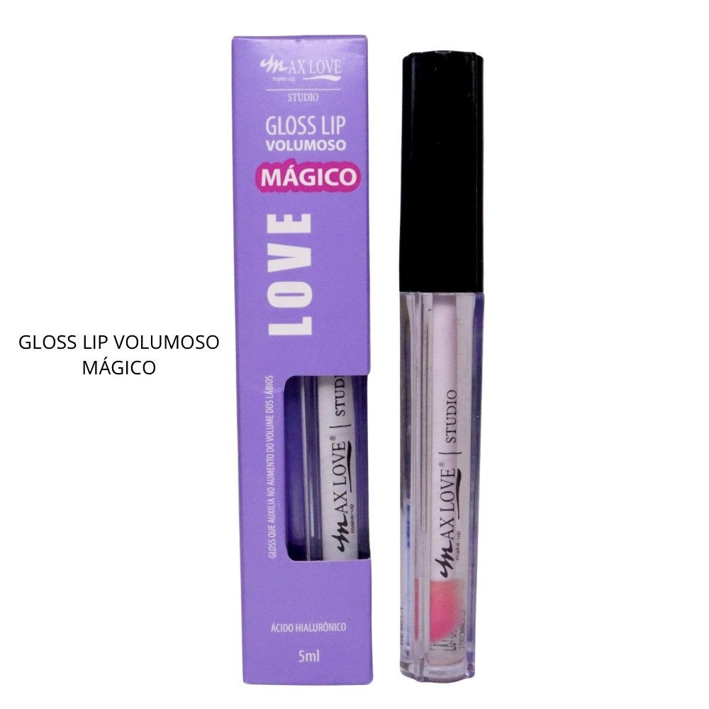 GLOSS LIP VOLUMOSO MÁGICO - MAX LOVE
