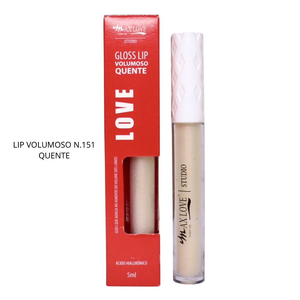 GLOSS LIP VOLUMOSO 151 QUENTE - MAX LOVE