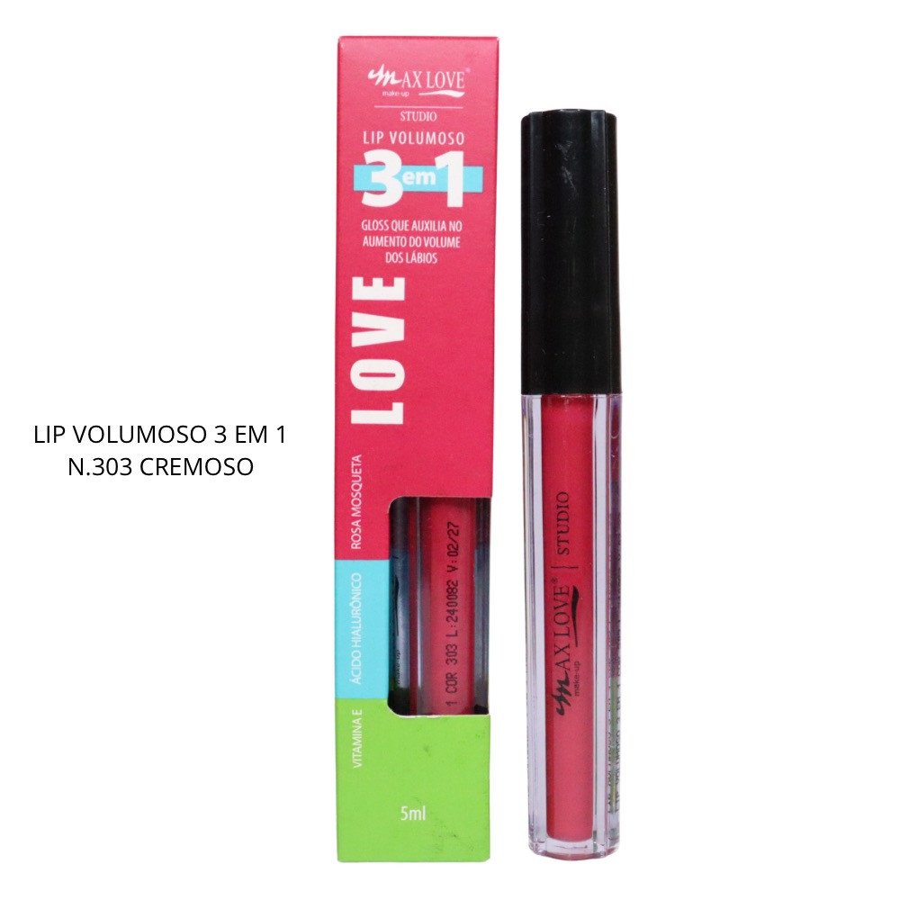 LIP VOLUMOSO 3 EM 1 n.303 - MAX LOVE