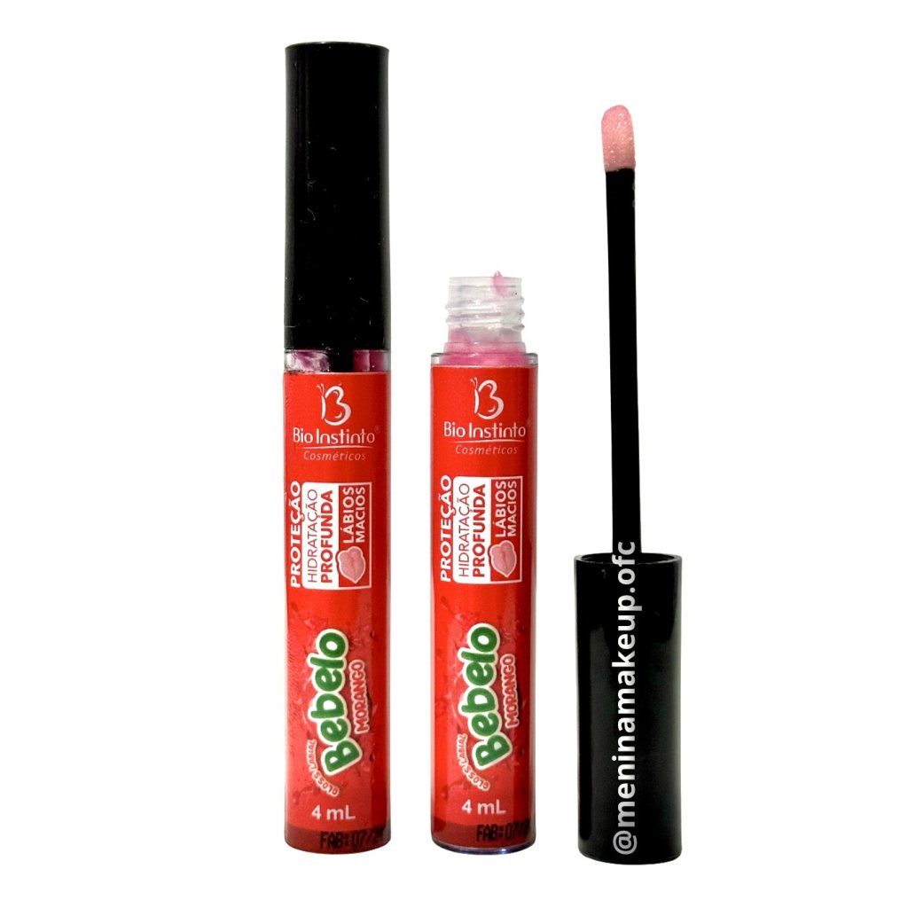GLOSS LABIAL BEBELO MORANGO - BIO INSTINTO