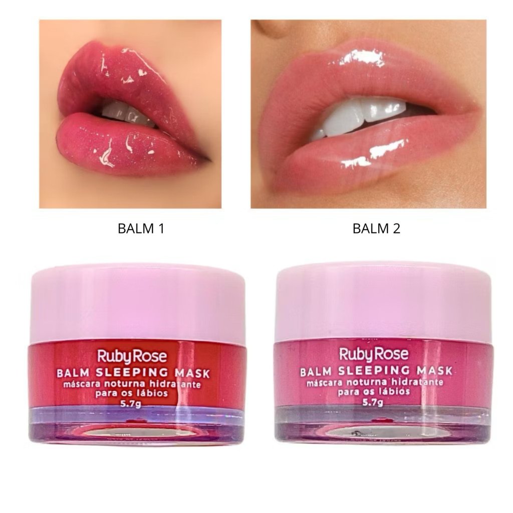 BALM NOTURNO HIDRATANTE PARA OS LÁBIOS - RUBY ROSE
