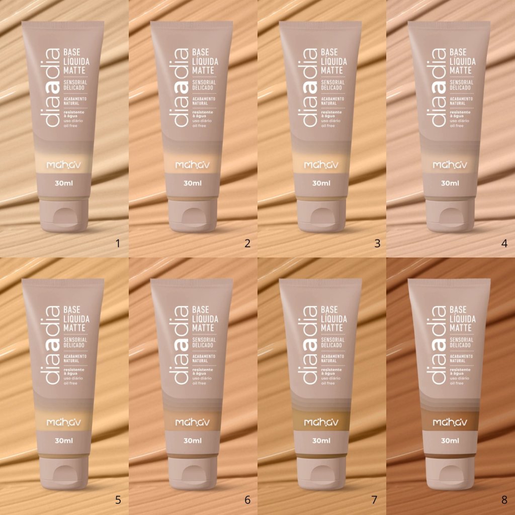 BASE LÍQUIDA MATTE DIA A DIA - MAHAV