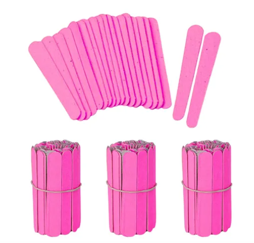 MINI LIXA FINA ROSA PARA UNHAS (100 UNIDADES)