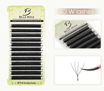 CÍLIOS BELLA MOÇA 4D W 0.07D