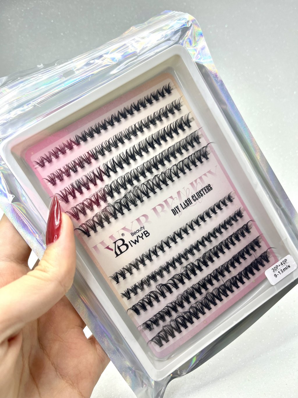 CÍLIOS YB BEAUTY TUFO 30P+40P Mix 9-13mm