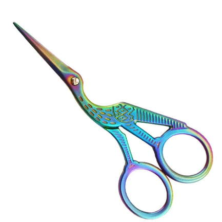 TESOURINHA BICO CEGONHA FURTA-COR