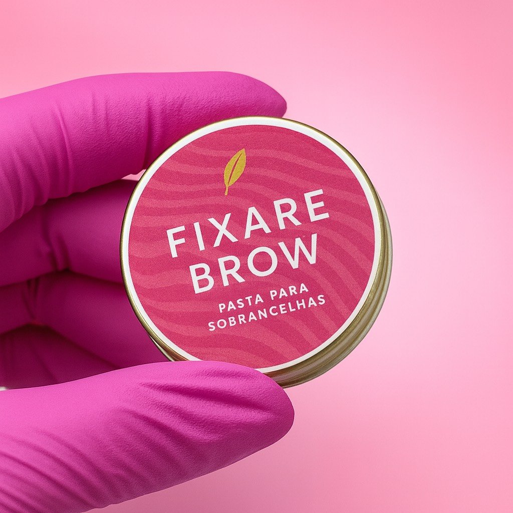 FIXARE BROW PASTA MODELADORA PARA SOBRANCELHAS 8g + ESCOVINHA 