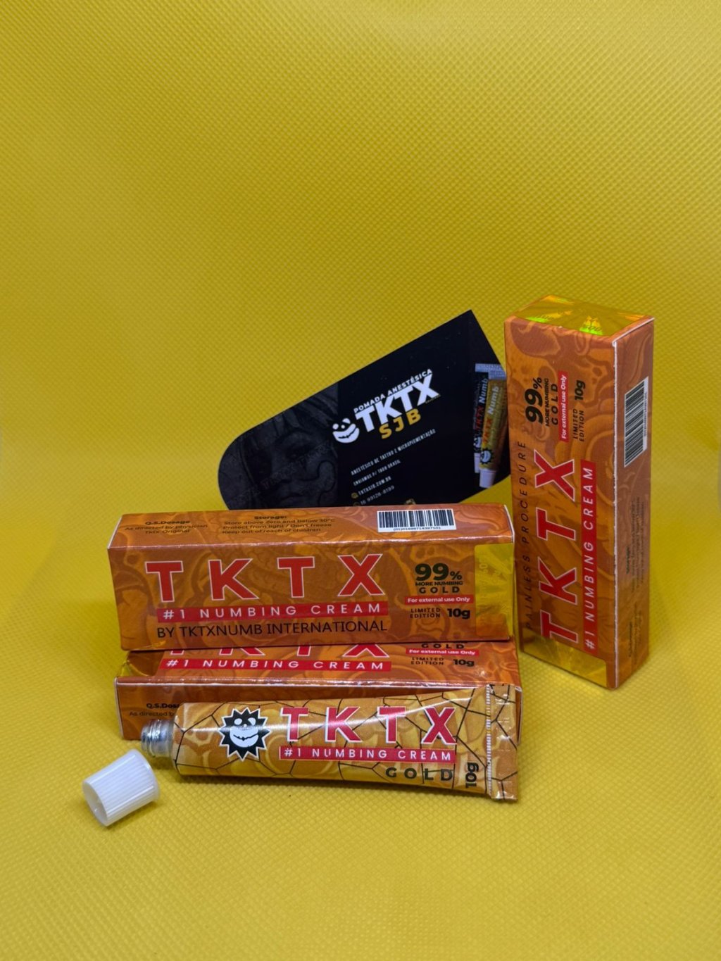 POMADA ANESTÉSICA TKTX 99% GOLD (VERSÃO MAIS FORTE)