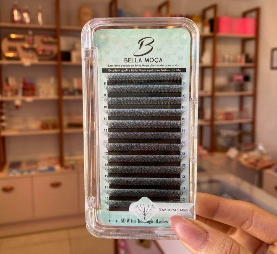 CÍLIOS BELLA MOÇA 5DW CURVATURA M 0.07 MIX 8-14mm