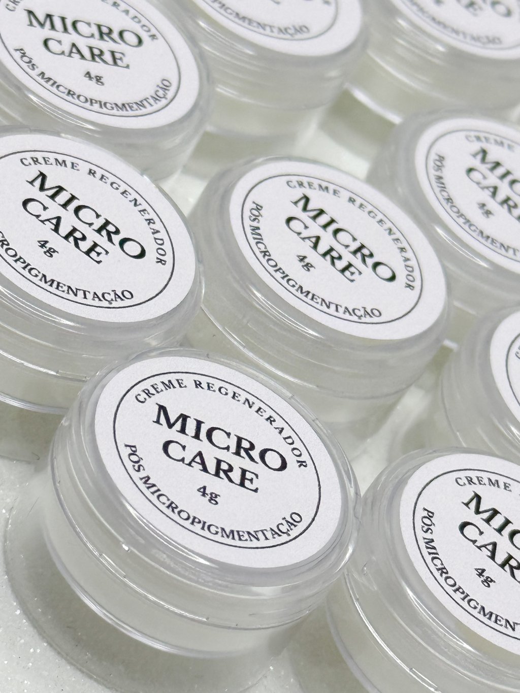 KIT 10 CREMES REGENERADORES PÓS MICROPIGMENTAÇÃO 4g