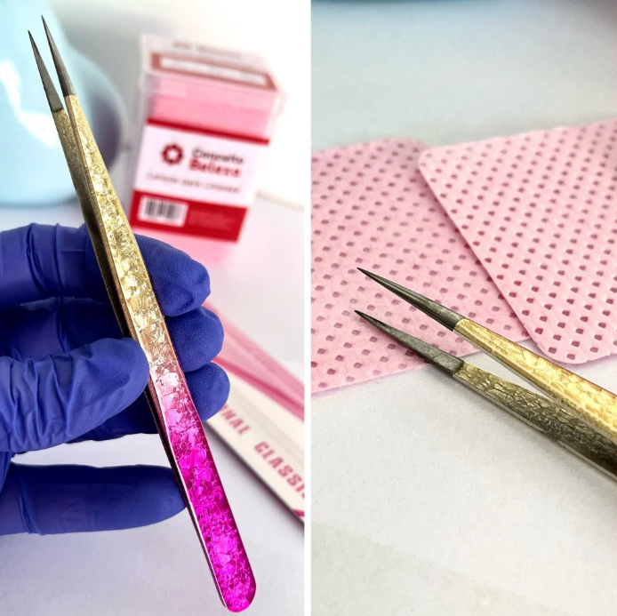 PINÇA PEROLADA RETA FINA