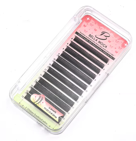 CÍLIOS BELLA MOÇA FORMATO U BRASILEIRO MIX 8-14 0.07D