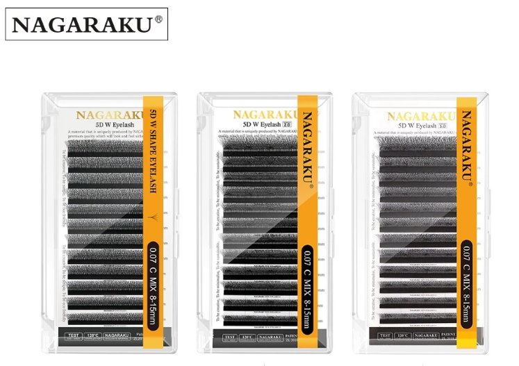 COMBO 3 CAIXAS CÍLIOS 5DW EGÍPCIO NAGARAKU 0.07D 