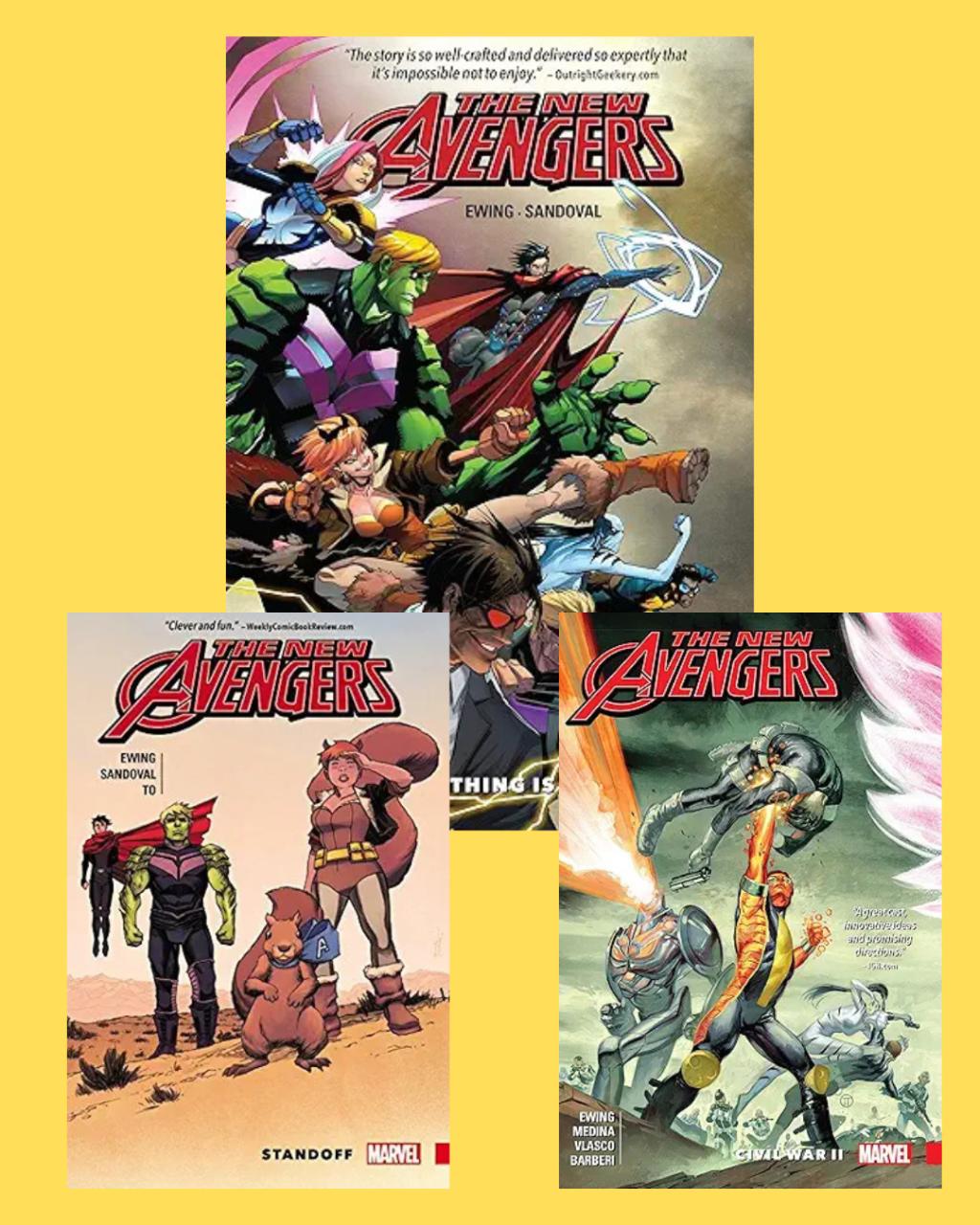 New Avengers: A.I.M. Vol. 01 ao Vol. 03