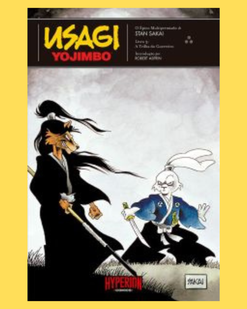 Usagi Yojimbo Vol. 03 - Trilha do Guerreiro ( com sobrecapa )