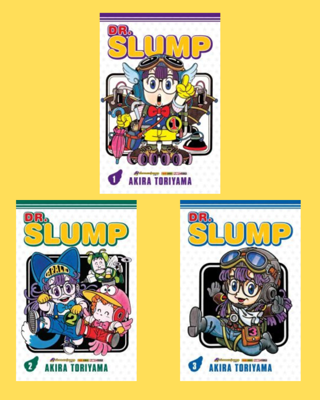 Dr. Slump Nº 01 ao Nº 03 ( Akira Toriyama )
