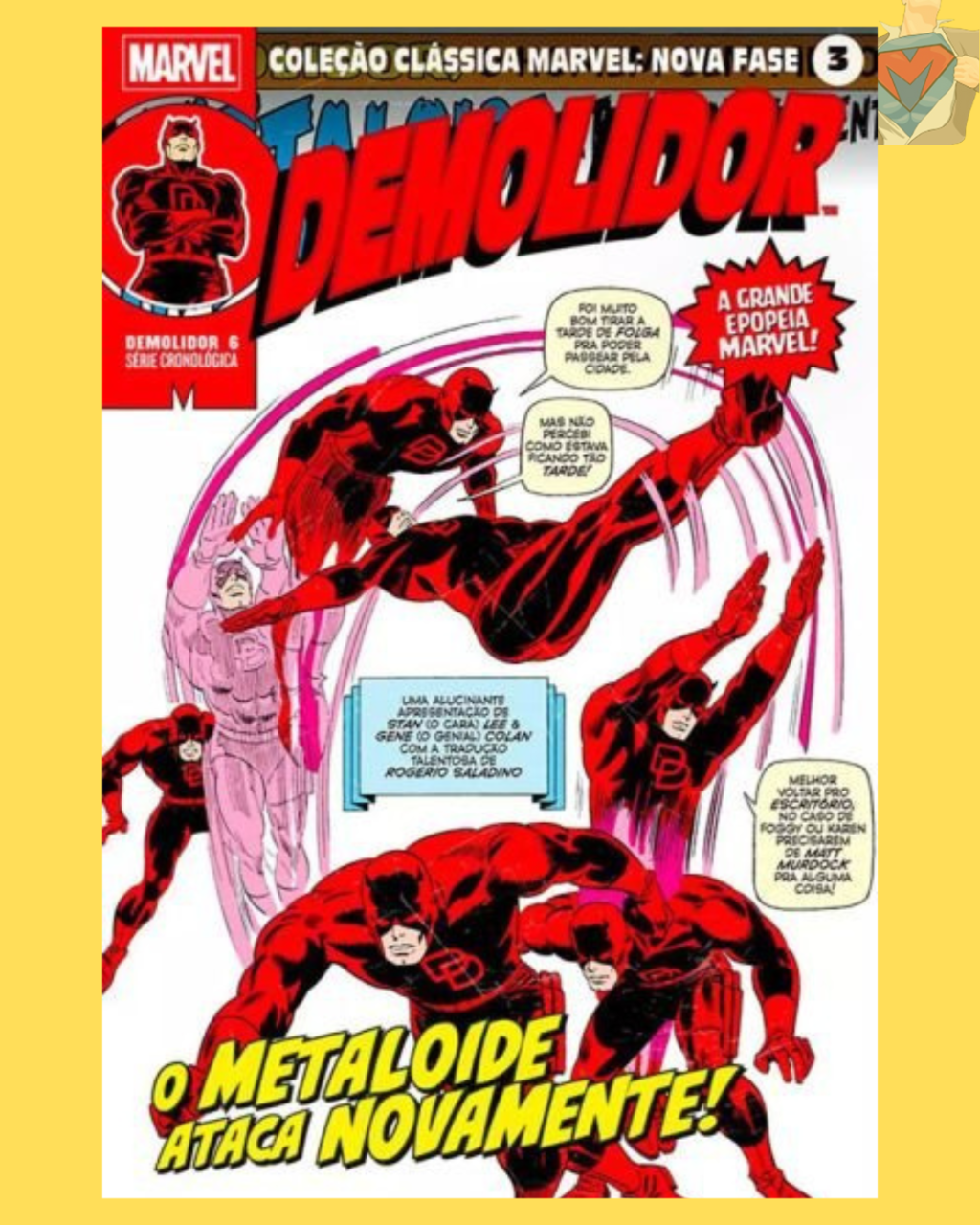 Coleção Clássica Marvel: Nova Fase Vol. 03 - Demolidor Nº 06