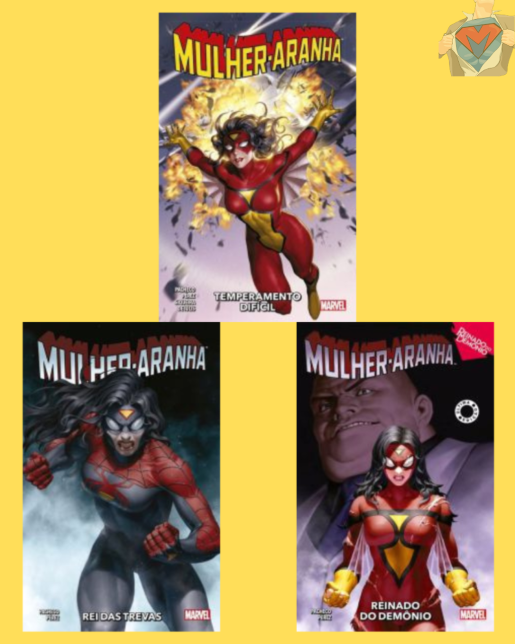 Mulher Aranha Nº 01 ao Nº 03 ( Completa )