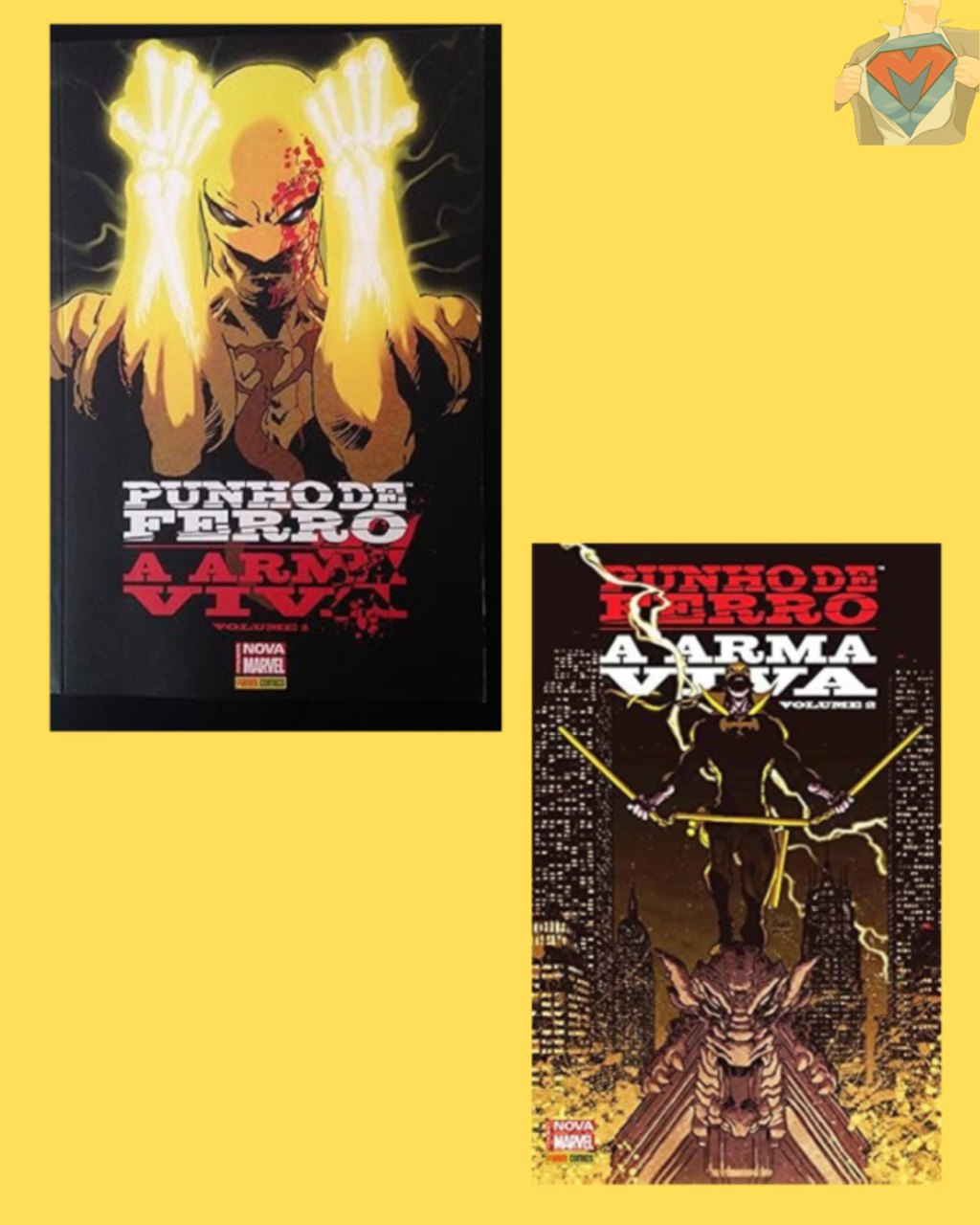 Punho de Ferro A Arma Viva Vol. 01 e Vol. 02 ( Completa )
