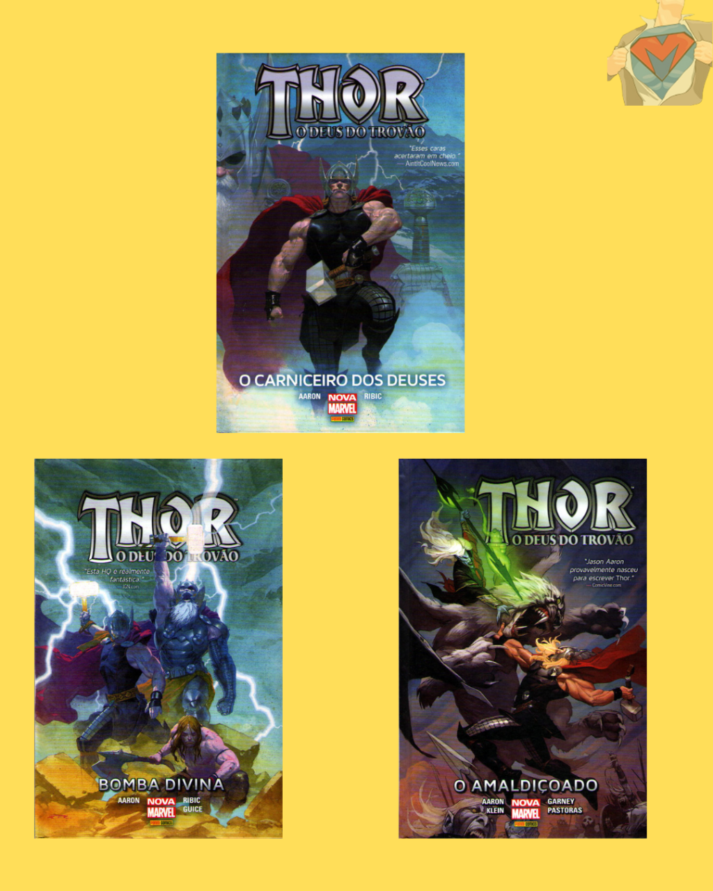 Lote Thor: O Deus do Trovão ( Capa Dura )