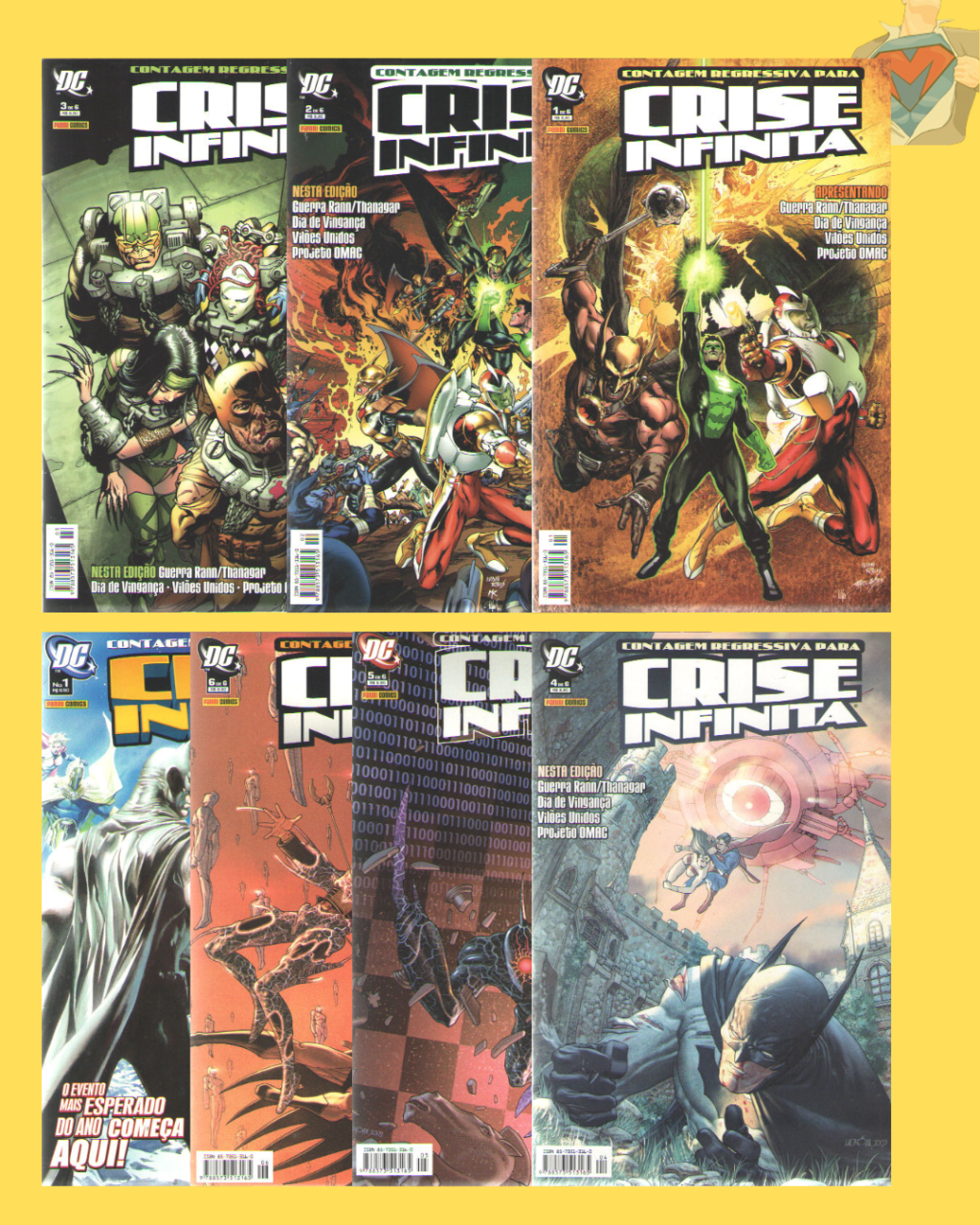 Contagem Regressiva Para Crise Infinita Nº 01 ao Nº 06 + Especial ( Completa )