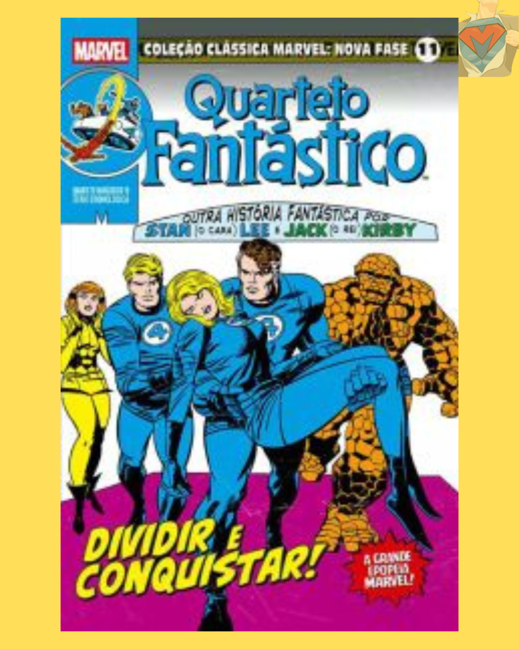 Coleção Clássica Marvel: Nova Fase Vol. 11 - Quarteto Fantástico Nº 15