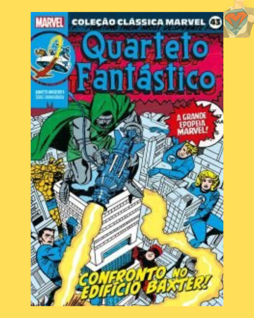 Coleção Clássica Marvel Vol. 43 - Quarteto Fantástico Nº 09